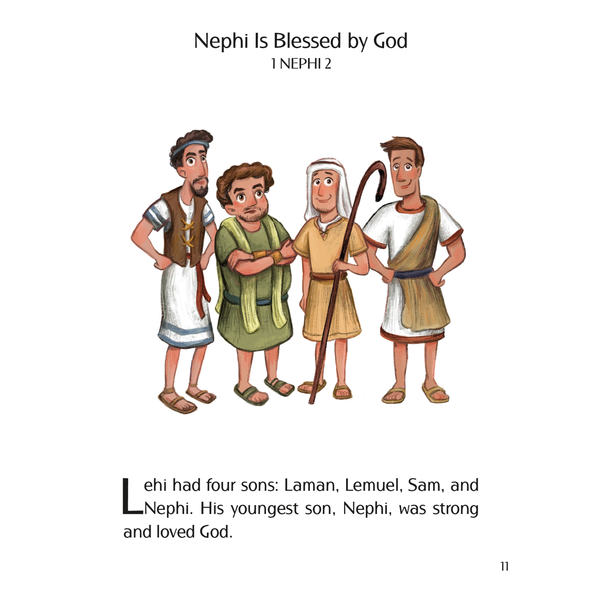 Nephi Scripture Book Of Mormon Stories Clipart